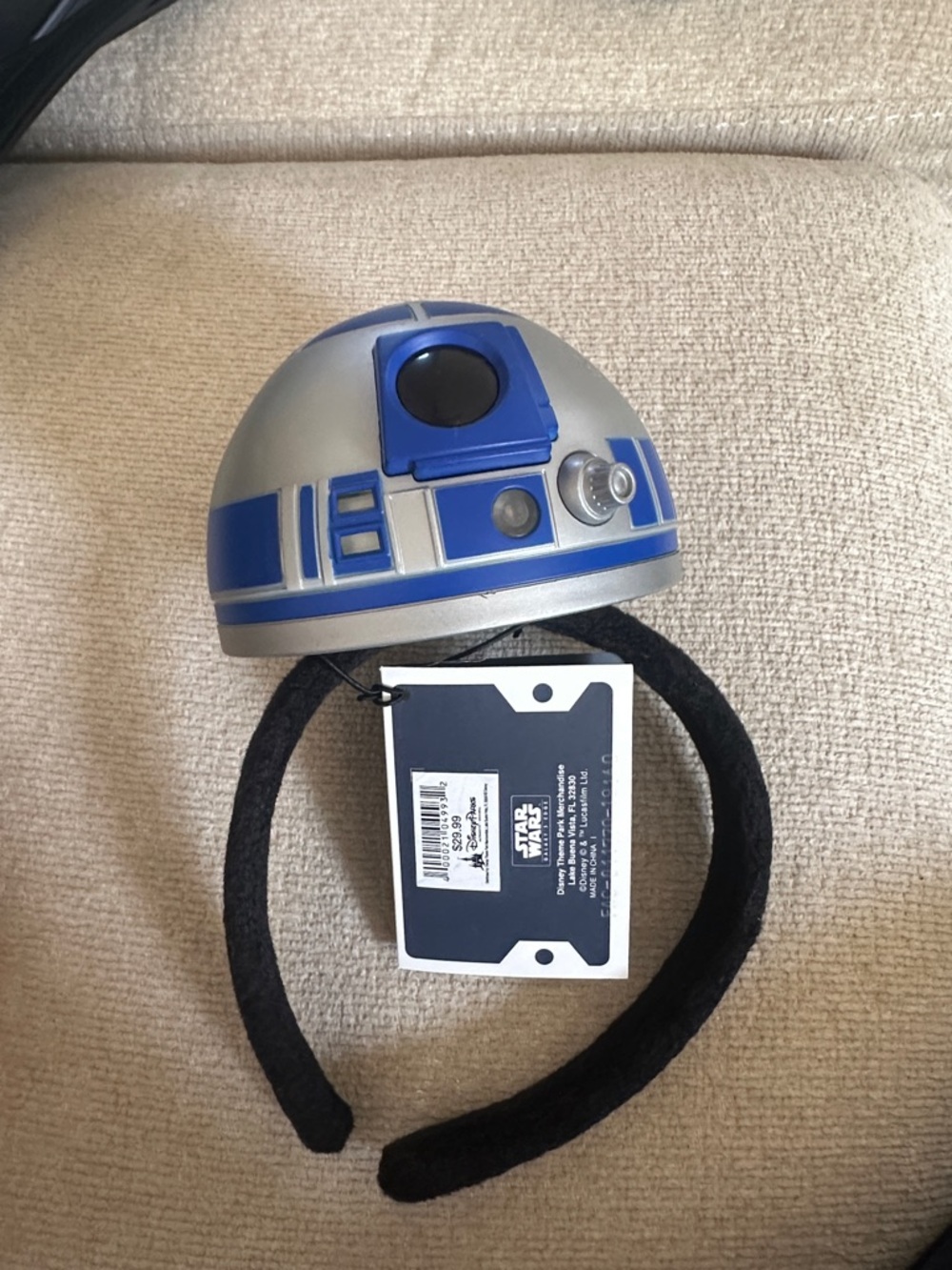 Star Wars Blue & Silver R2-D2 Dome Headband